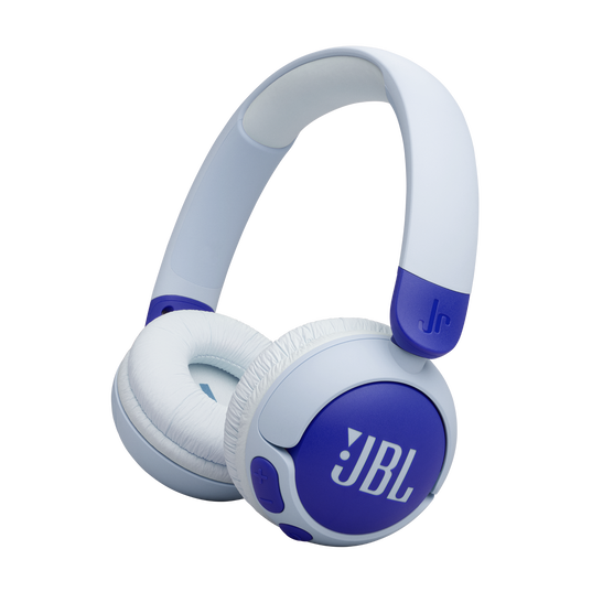 JBL Junior 320BT - Blue - Wireless on-ear kids headphones - Hero